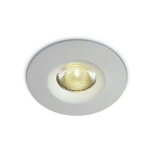 ONE Light - spot à encastrer - Ø 46 mm, Ø 38 mm encastré - 3W LED dimmable inclus - IP65 - blanc