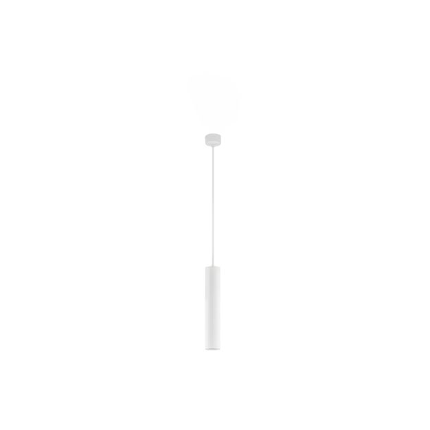 Nova Luce Mare - lampe suspendue - Ø 5,5 x 183 cm - blanc sablé