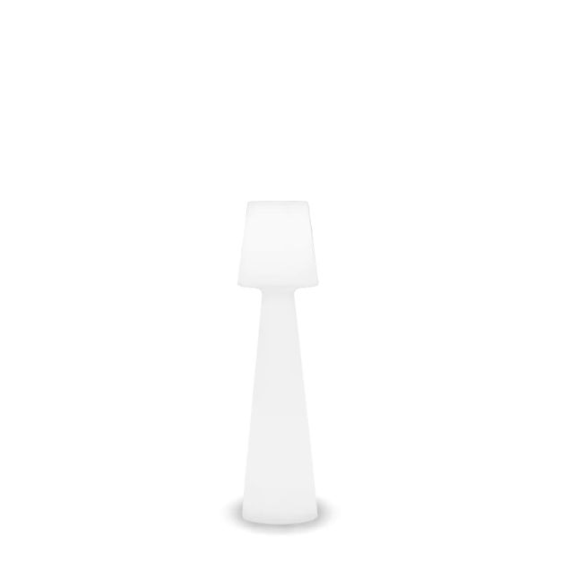 New Garden Lola 110 - lampadaire d'extérieur - Ø 26,5 x 110 cm - 16W LED inclus - IP65 - blanc - couleur de lumière blanche