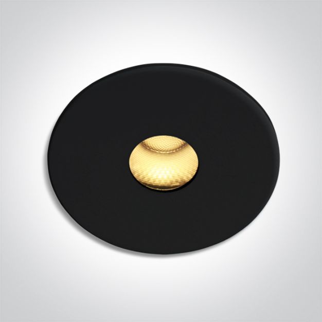 ONE Light Spot LED - spot à encastrer - Ø 40 mm, Ø 33 mm encastré - 6W LED dimmable inclus - noir