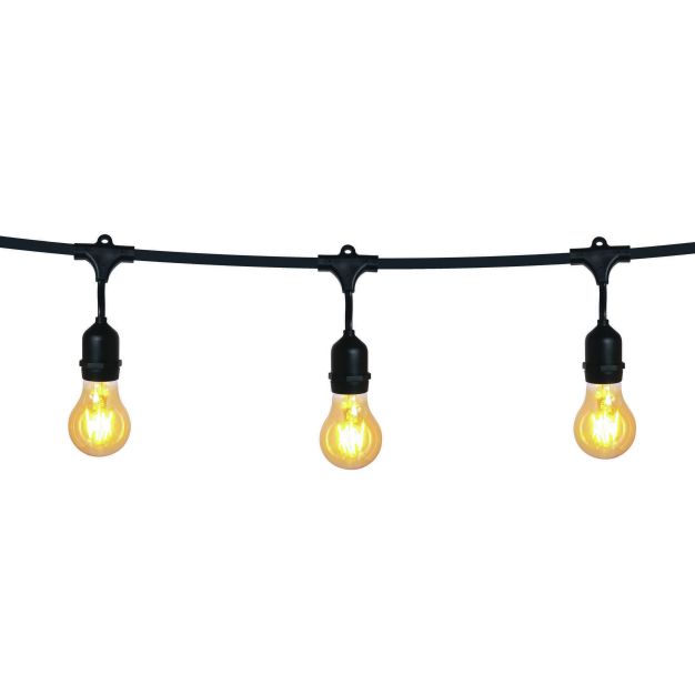 ONE Light - cordon lumineux - 8,5 mètres - E27 - IP44 - noir