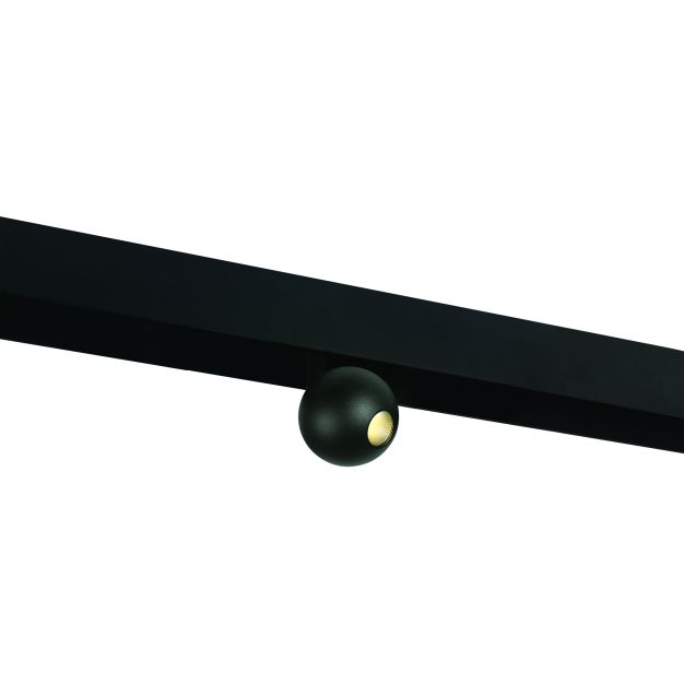 ONE Light système de rail magnétique - Ball Lights - spot sur rail - Ø 5,4 x 8 cm - 7W LED inclus - noir