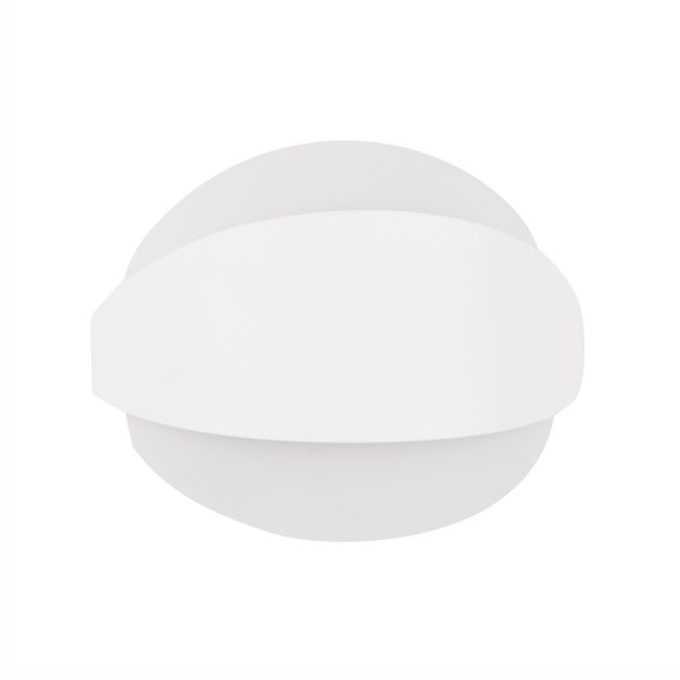 Nova Luce Astrid - applique murale - 20 x 9 x 16 cm - 12W LED inclus - blanc sable