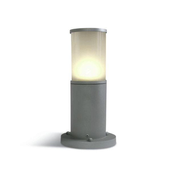 ONE Light E27 Tube Lights - lampe de jardin - Ø 10,7 x 35 cm - IP54 - gris