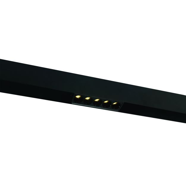 ONE Light système de rail magnétique - Linéaire - spot sur rail - 13,8 x 3,7 x 4,7 cm - 12W LED inclus - noir