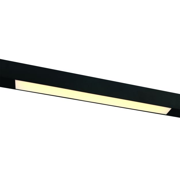 ONE Light système de rail magnétique - Luminaires linéaires - 60 x 3,7 x 4,7 cm - 25W DALI dimmable LED inclus - noir