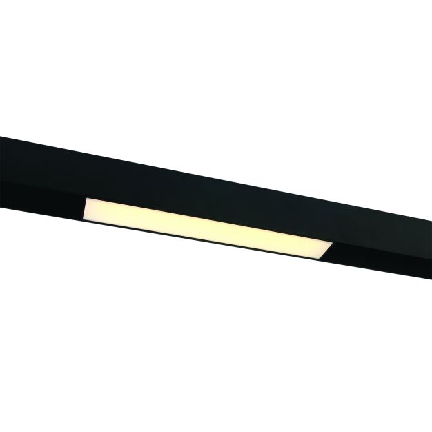 ONE Light système de rail magnétique - Luminaires linéaires - 30 x 3,7 x 4,7 cm - 15W LED inclus - noir