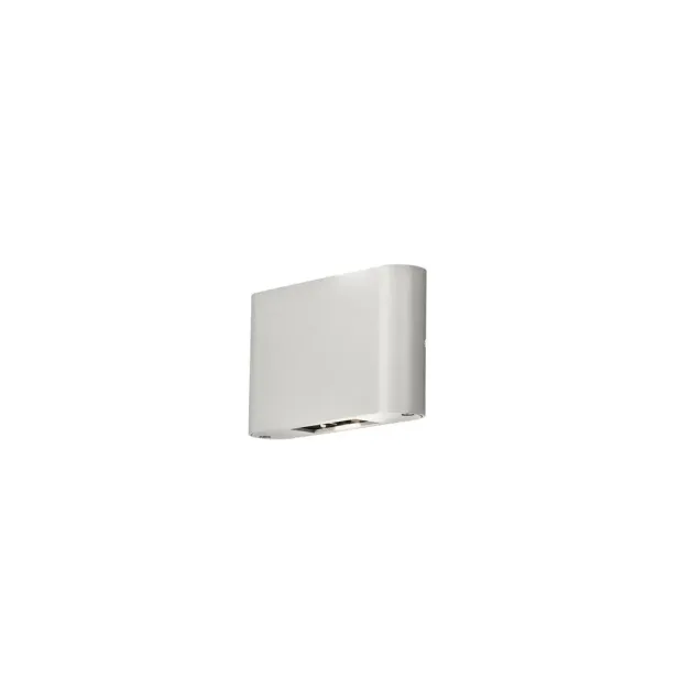 Konstsmide Chieri - applique murale extérieure - 18 x 4,5 x 11,5 cm - 12W LED inclus - IP54 - blanc