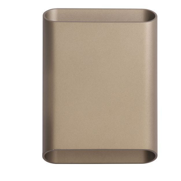 Artdelight Diaz – applique murale – 4 x 14,5 x 20 cm – 2 x 6W LED inclus – IP65 – champagne