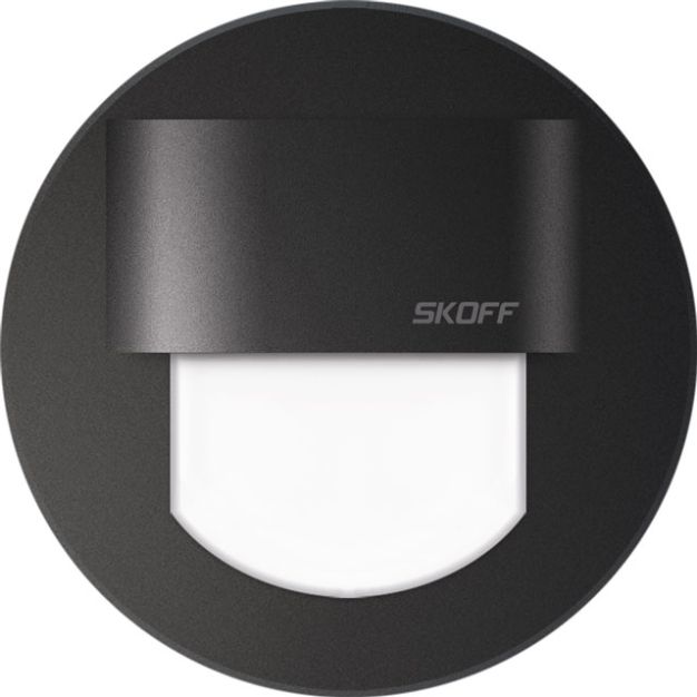 Skoff Rueda Mini - applique encastrée - Ø 60 mm - IP66 - 0,4W LED inclus - noir mat