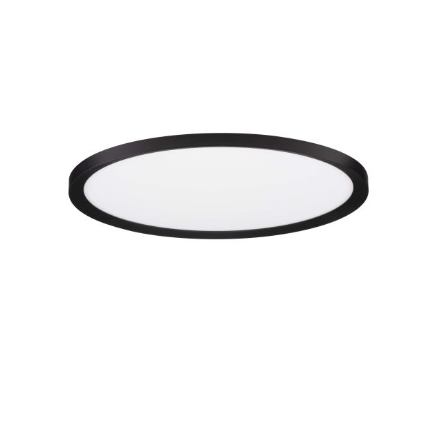 Nova Luce Aoton - plafonnier - Ø 40 x 5 cm - 35W dimmable LED inclus - noir sablé