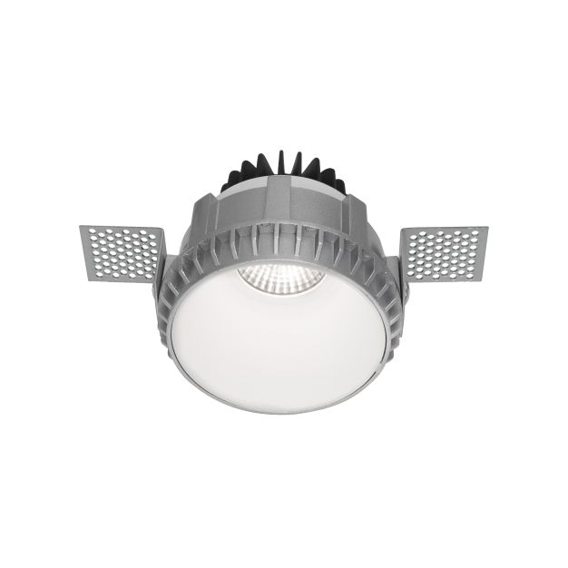 Nova Luce Belluno - spot encastré sans garniture - Ø 82 mm, Ø 105 mm à encastrer - IP54 - blanc