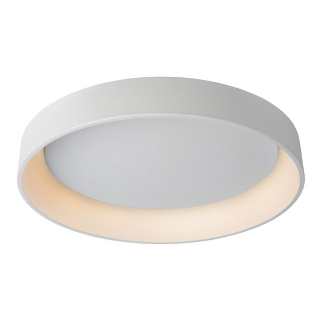 Lucide Talowe - plafonnier - Ø 80 x 13 cm - 80W LED dimmable inclus - blanc