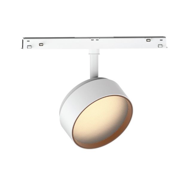 VK Lighting Eiva - système de rail magnétique - barre de rail - Ø 10 x 4,5 cm - 6W LED inclus - Dimmable DALI - blanc
