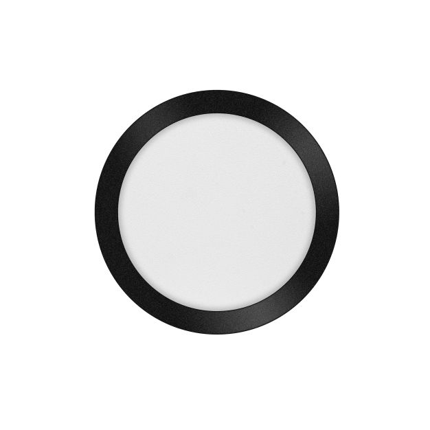 ETH Anne Round - plafonnier - Ø 26 x 2,7 cm - 3 niveaux de gradation - 15W LED inclus - IP44 - noir