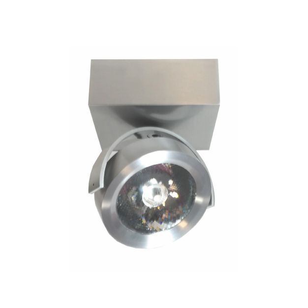 Artdelight Dutchess LED - spot en saillie 1L - 12,8 x 12,8 x 18 cm - 13W LED dimmable inclus - aluminium