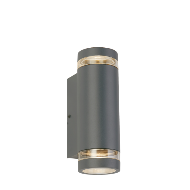 Searchlight Austin - applique d'extérieur - 8 x 24 cm - IP44 - gris