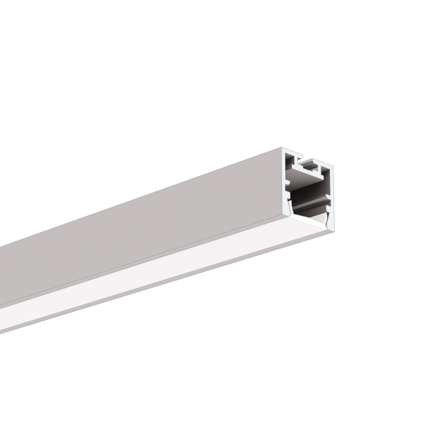 Klus PDS-ZM-PLUS - profilé LED - 1,4 x 1,5 cm - argent anodisé