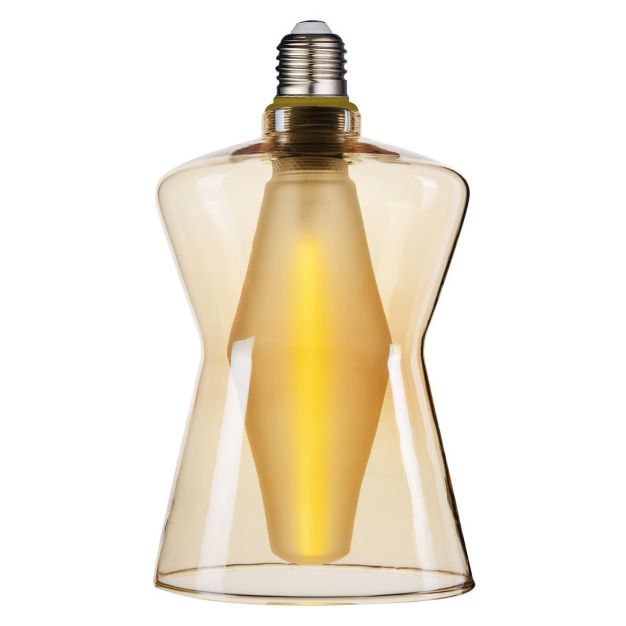 Nordlux Deco Cone - Ø 12 x 21,1 cm - E27 - 4,1W dimmable - 2700K - amber