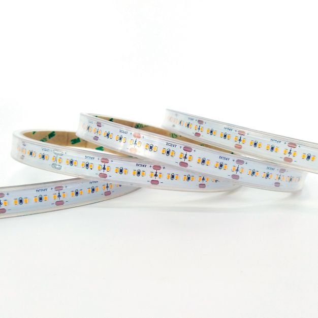 VK Lighting Bande LED - largeur 1,3cm, longueur 500cm - 24Vdc - dimmable - 24W LED par mètre - 240 LED par mètre - IP66