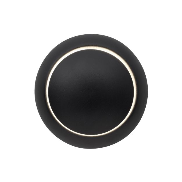 Nova Luce Odin - applique murale - 14 x 7 x 14 cm - 5W LED inclus - noir