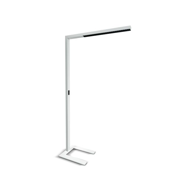 ONE Light Office Floor Stand Range - lampadaire - 200 cm - 75W dimmable LED inclus - blanc
