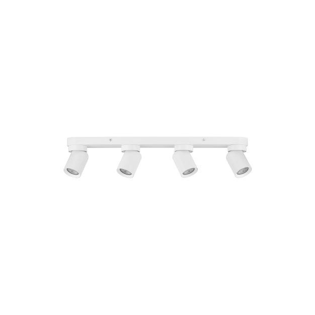 Nova Luce Amecy - spot en saillie 4L - 60 x 12,5 x 6,5 cm - blanc sablé