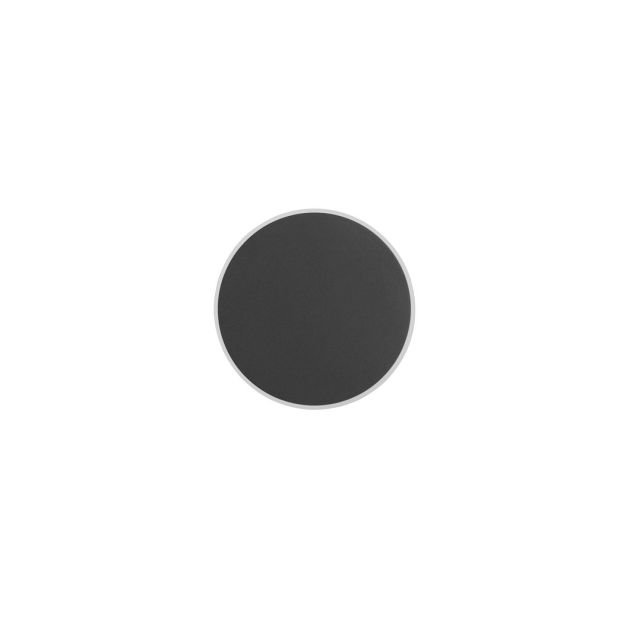 Nova Luce Nevo - applique murale - Ø 20 x 3,9 cm - 12W LED inclus - noir sable