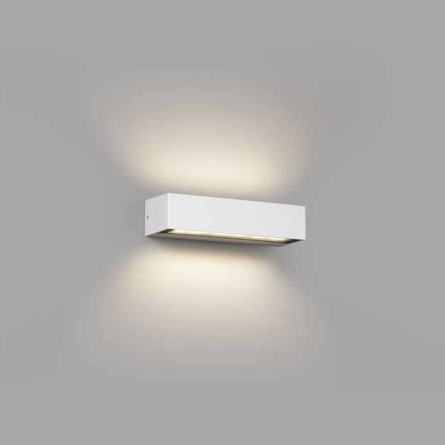 Faro Doro - applique murale - 22 x 7 x 4,8 cm - 13W LED inclus - IP65 - blanc mat