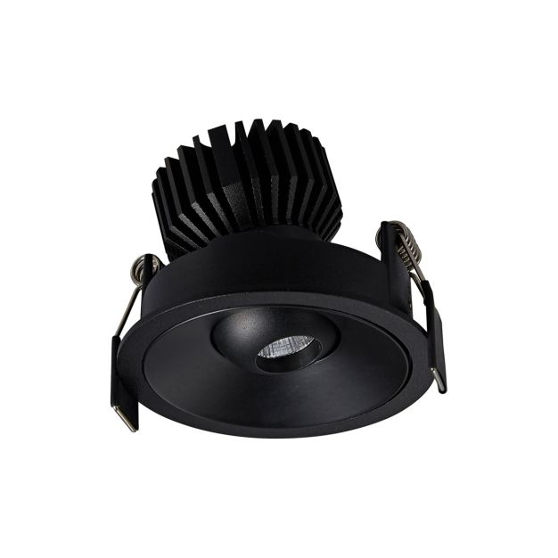 VK Lighting Chonefto - spot encastré - Ø 84 mm, 75 mm encastré - 7W LED inclus - noir