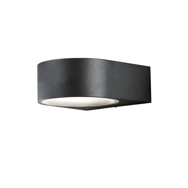 Konstsmide Teramo - applique murale extérieure - 17 x 18,5 x 7 cm - IP44 - noir