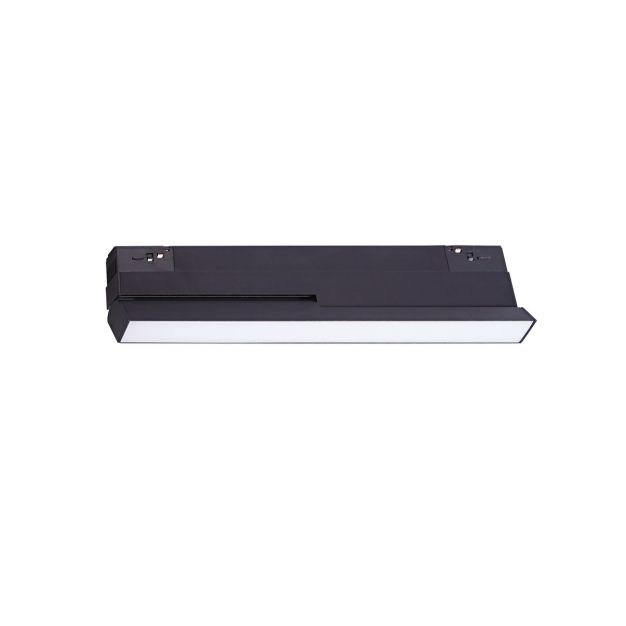 VK Lighting Kona - système de rail magnétique - barre lumineuse inclinable - 30 x 2 x 9,6 cm - 9W dimmable led inclus - noir