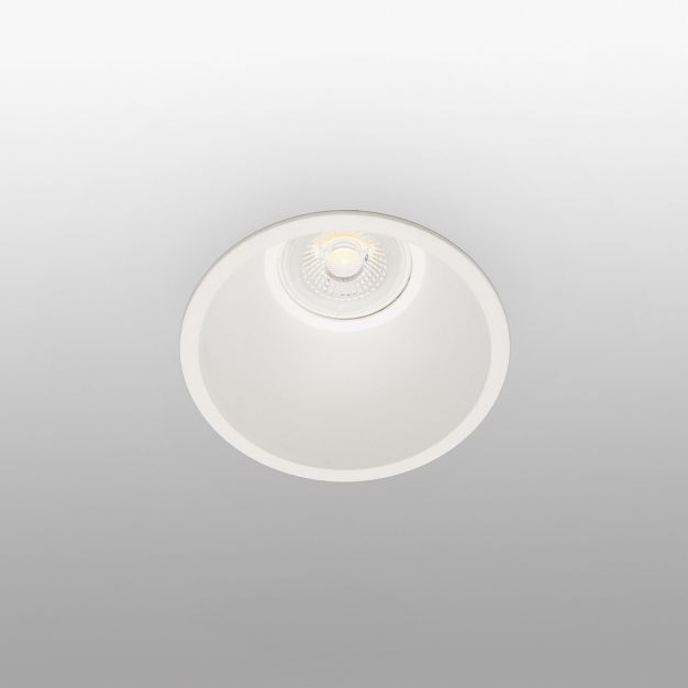 Faro Fresh - spot encastrable - Ø 89 mm, Ø 83 mm encastrable - IP65 - blanc mat