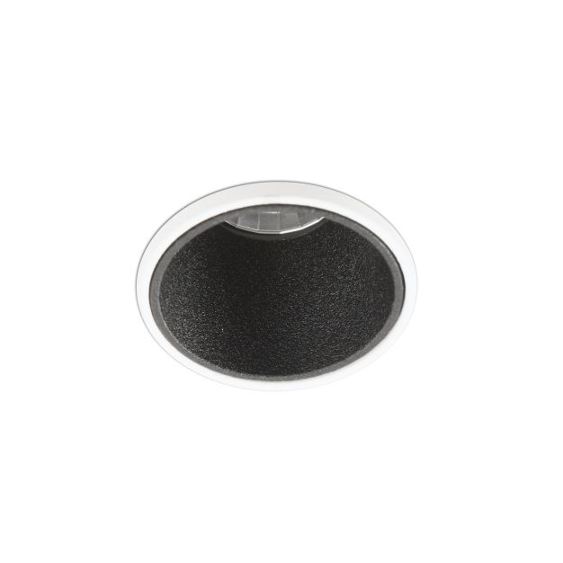 Faro Fox Trimless - spot encastré - Ø 33 mm, Ø 45 mm encastré - 3-5W LED dimmable inclus - noir mat