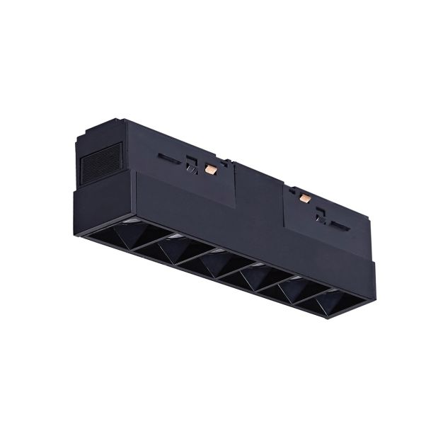 VK Lighting Kona - système de rail magnétique - barre de rail - 11,2 x 2 x 5,3 cm - 9W LED inclus - 1-10V dimmable - noir