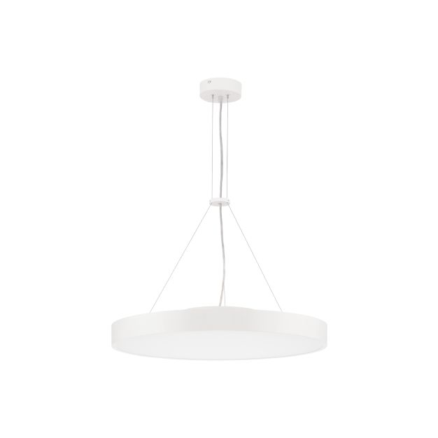 Nova Luce Perfect Profile - lampe suspendue - Ø 60 x 120 cm - 40W LED dimmable inclus - blanc