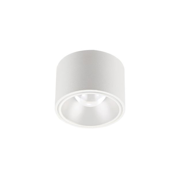 VK Lighting Orofi - spot en saillie - Ø 6,5 x 4,5 cm - 8W LED inclus - IP54 - blanc