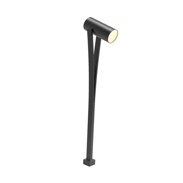 VK Lighting Stili - lampe de jardin - 7,5 x 19,4 x 80 cm - 10W LED inclus - anthracite