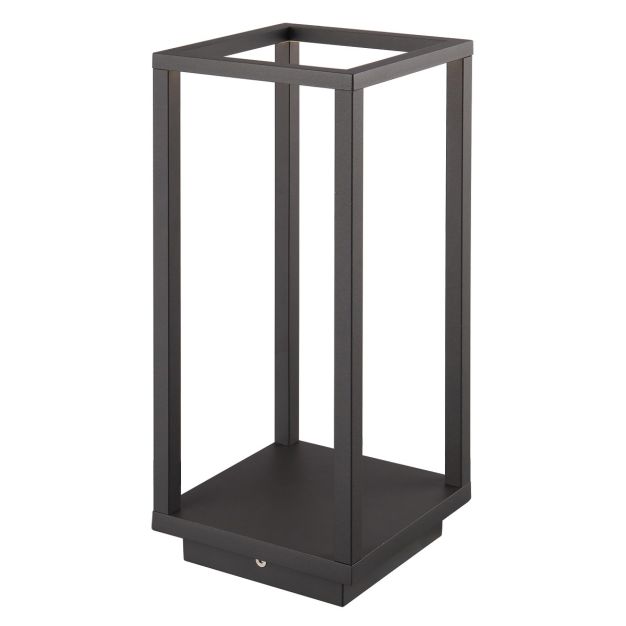 VK Lighting Vathro - lampe de jardin - 14 x 14 x 50 cm - 7W LED inclus - IP54 - anthracite