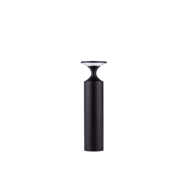 Nova Luce Pistillo - lampe de jardin - Ø 14,5 x 50 cm - 13W LED inclus - IP65 - noir sablé