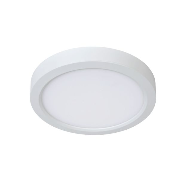 Lucide Tendo - plafonnier / spot encastré - Ø 22 x 3 cm - 18W LED inclus - blanc