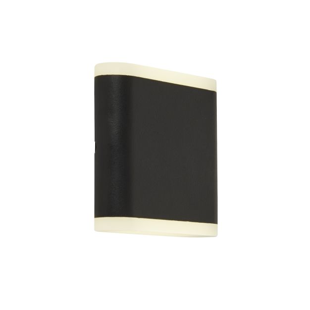 Searchlight Amble - Applique d'extérieur - 11,5 x 11 cm - 8W LED inclus - IP44 - noir