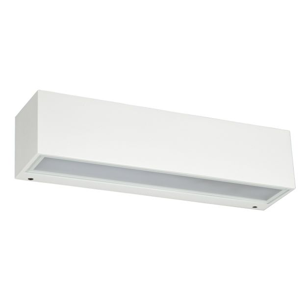VK Lighting Desmi - applique extérieure - 25 x 6 x 6 cm - 7W LED inclus - IP65 - blanc