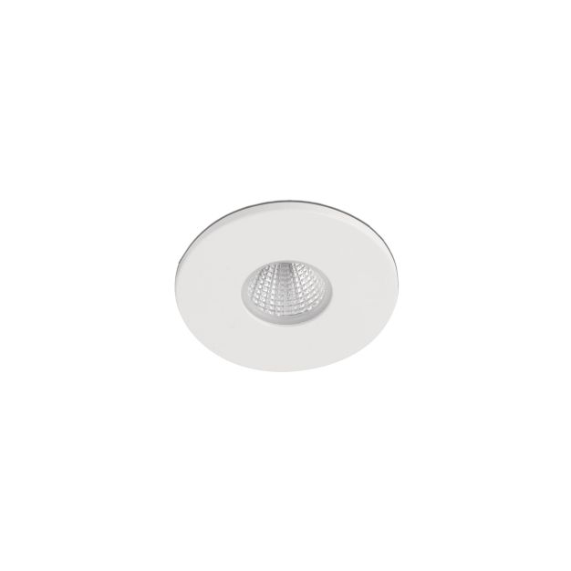 Faro Tast R - spot encastré - Ø 55 mm, Ø 45 mm encastré - 5W LED inclus - blanc mat
