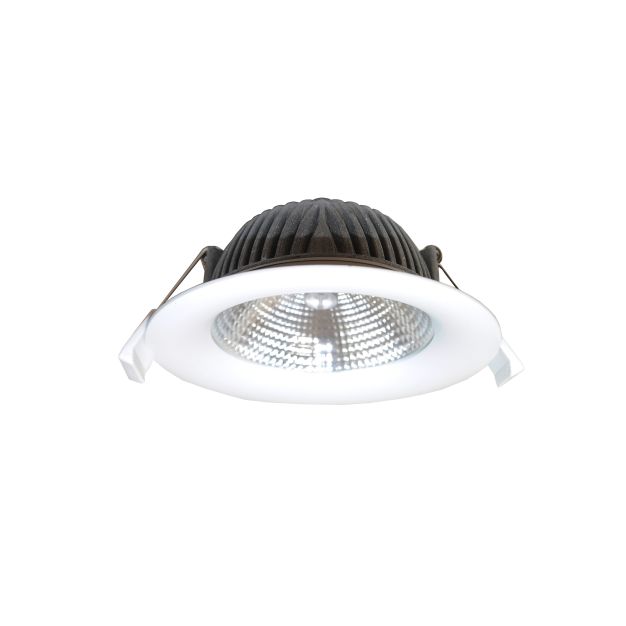 Artdelight Dawn - spot encastrable - Ø 115 mm, Ø 105 mm encastrable - 7W LED inclus - IP44 - blanc