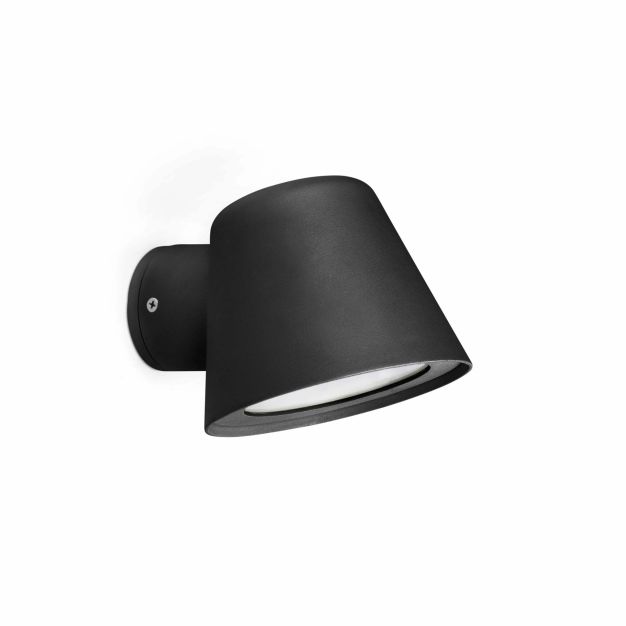 Faro Gina - applique murale - 11,5 x 15 x 9 cm - IP44 - noir mat