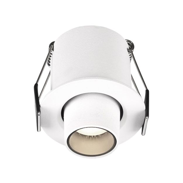 Nova Luce Desert - spot - Ø 5,2 x 6,8 cm - 3W LED inclus - blanc