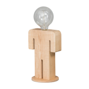 ETH Adam - lampe de table - 16 x 24 cm - marron