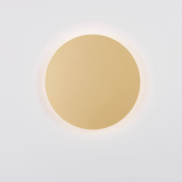 Nova Luce Cyrcle - applique murale - Ø 30 x 3,2 cm - 22,5W LED inclus - or mat