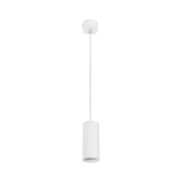 Nova Luce Aila - lampe suspendue - Ø 5,6 x 120 cm - blanc sable